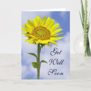 Cartão de girassol