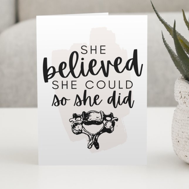 Cartão de Graduação, Cartão de Graduação Quiroprát (Criador carregado)