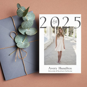 Cartão de Graduação da Turma do Ano Script 5 Fotos