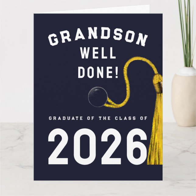Cartão de Graduação de Avô 2025 (Frente)