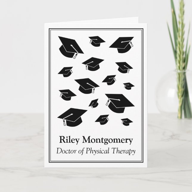 Cartão de Graduação de Médico de Terapia Física DP (Frente)