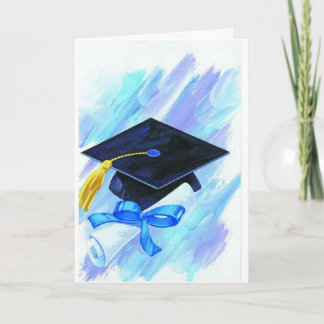 Cartão de graduação de parabéns