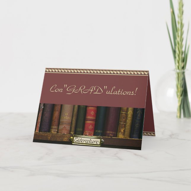 Cartão de graduação de Parabéns engraçados (Frente)