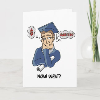 Cartão de graduação engraçado