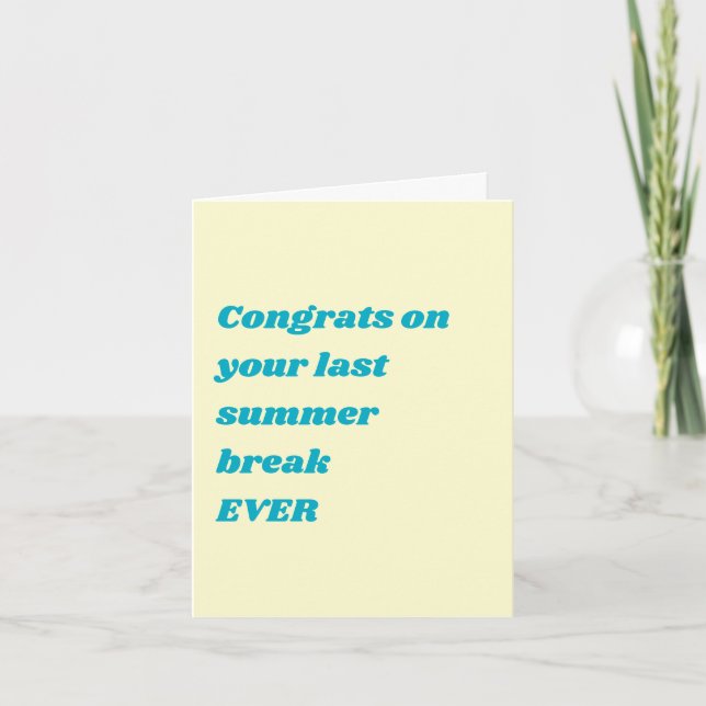 Cartão de Graduação Funny (Frente)