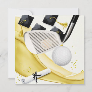 Cartão de Graduação Golf - Formando Parabéns