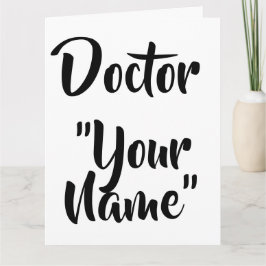 Cartão de Graduação Médico