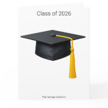 Cartão de Graduação Minimalista para Cão Turma de