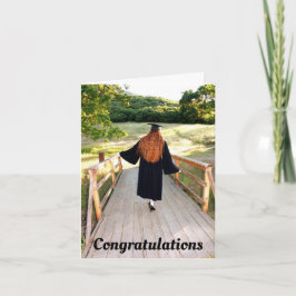 Cartão de Graduação para Jovens Mulheres