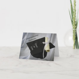 Cartão de graduação personalizado