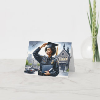 Cartão de Graduação Personalizado da Academia de P