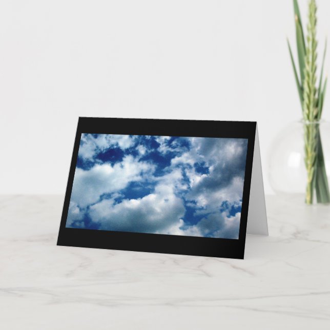 Cartão de Graduação "Sky's the Limit" (Frente)