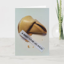 Cartão de graduação. Um biscoito inteligente.