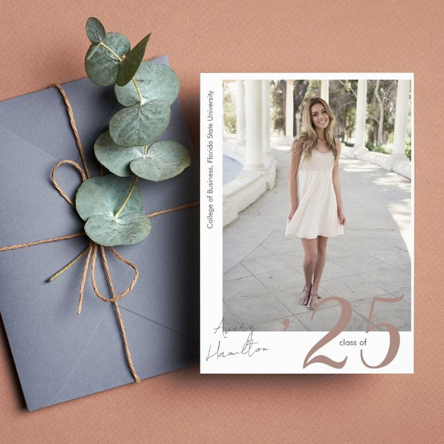 Cartão de Graduado da Turma de Script 5 Fotos (Criador carregado)