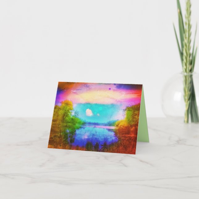 CARTÃO DE GREETING DO LAGO KENT (Frente)