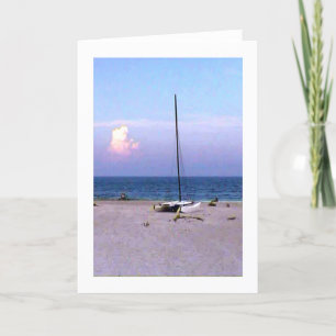 CARTÃO DE GREETING O MUSEU Zazzle Gift Sailboat 20
