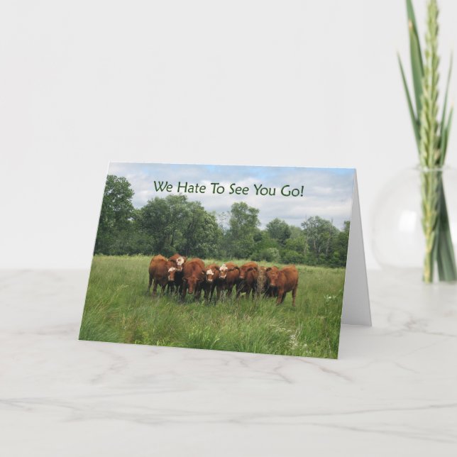 Cartão de Grupo de Despedida (Frente)