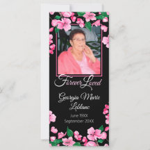 Cartão de Guarda Personalizado Memorial das Flores