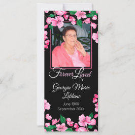 Cartão de Guarda Personalizado Memorial das Flores