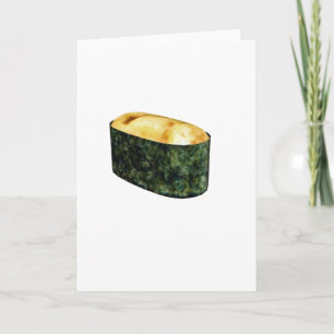 Cartão De Gunkan sushi uni