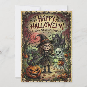 Cartão de Halloween
