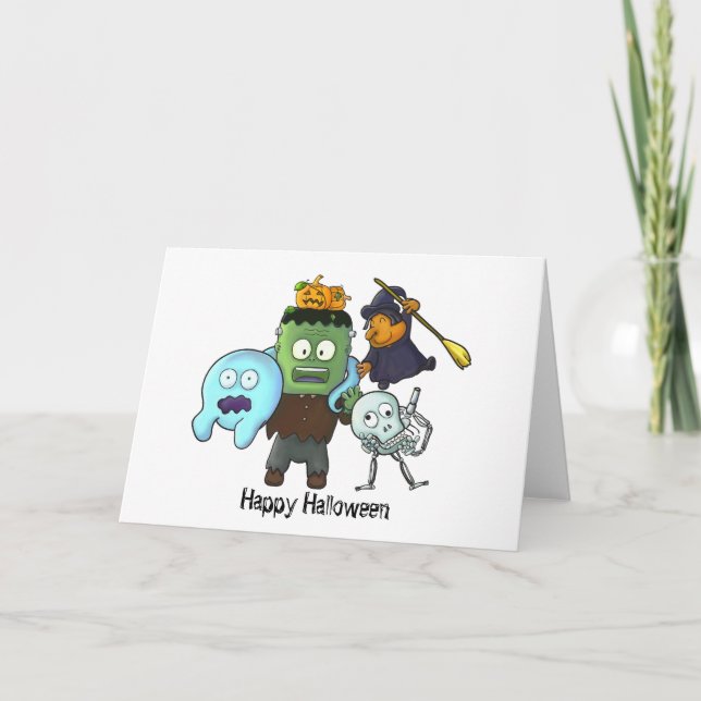 Cartão de Halloween (Frente)