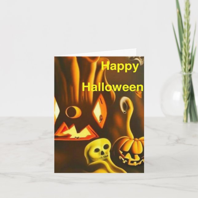 Cartão de Halloween 11 (Frente)