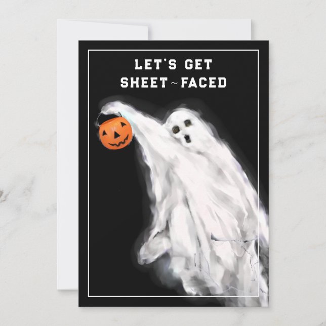 Cartão de Halloween Adulto Divertido (Frente)