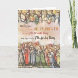 Cartão de Halloween Católico