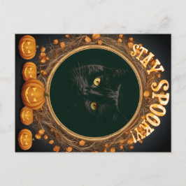 Cartão de Halloween. Continue assustador!