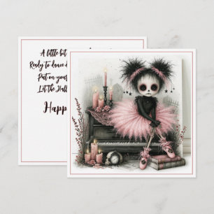 Cartão de Halloween Cute Pastel Goth