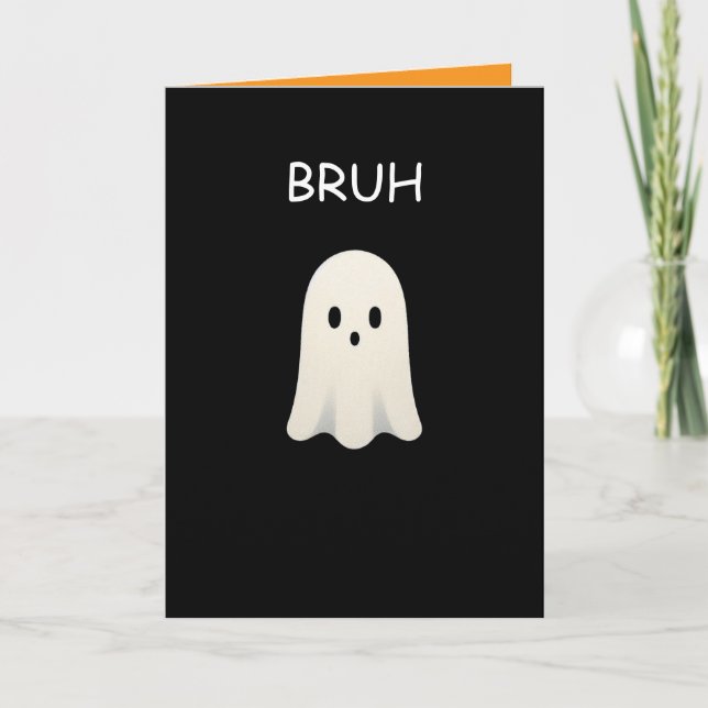 Cartão de Halloween da Geração Alpha (Frente)