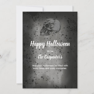 Cartão de Halloween de Skull & Bones