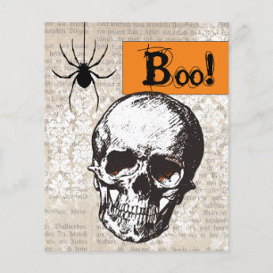 Cartão de Halloween de Vintage BUDGET