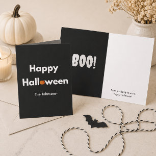 Cartão de Halloween Moderno - Personalizado