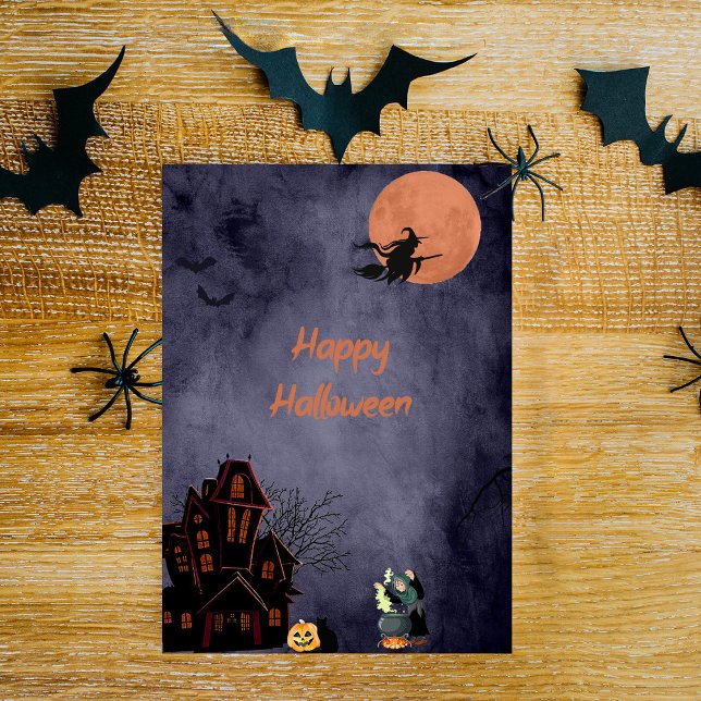 Cartão de Halloween Noturno Halloween (Criador carregado)