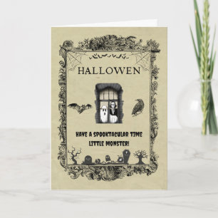 Cartão de Halloween para adultos