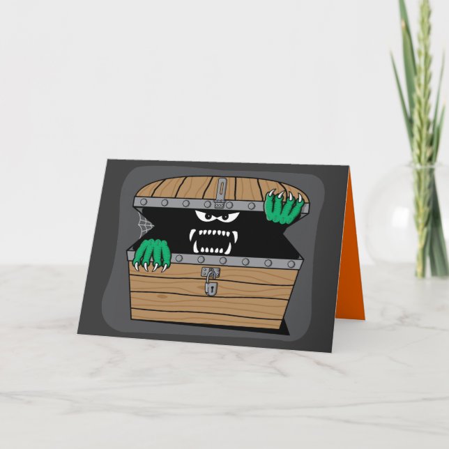 Cartão de Halloween para crianças (Frente)