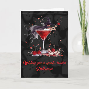Cartão de Halloween Personalizado - Spooky & Witch