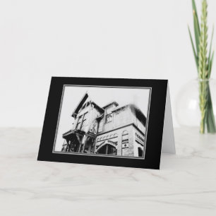 Cartão de Halloween "The Old House"