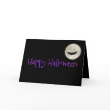 Cartão de Halloween W/Funny Cuide Puppy