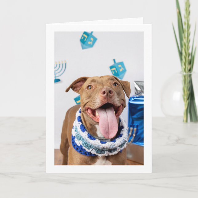 Cartão de Hanukkah (Frente)