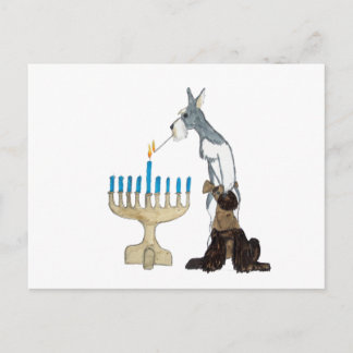 Cartão de Hanukkah - de Chanukah