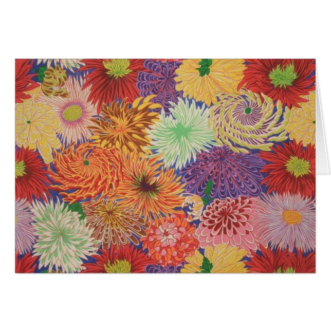 Cartão de "Hiroshige" do tecido de Philip Jacobs (Frente Horizontal)