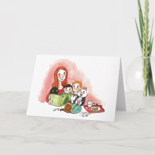 Cartão de História de Natal (Frente)