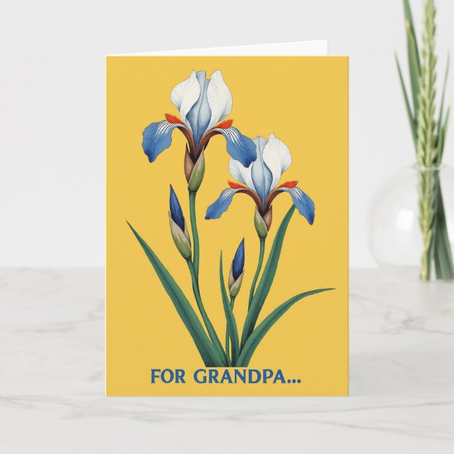 Cartão de Homenagem Botânica Listrada (Frente)