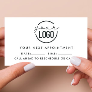 Cartão De Horário Adicione Seu Logotipo Moderno Minimalista Preto Br