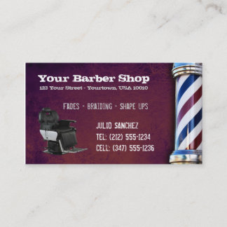 Cartão De Horário Barbearia CUSTOMIZÁVEL BC