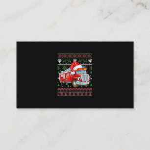 Cartão De Horário Bombeiro Bombeiro Fúria de Natal Cute Boy Santa H