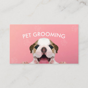 Cartão De Horário Cachorro Baixo Pet Care Alvenaria Comida Salão